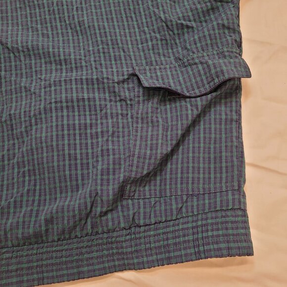 Nicklaus Mens Black Watch Plaid Jacket Golf Lightweight Logo Patch Vintage Zipup - Picture 9 of 13